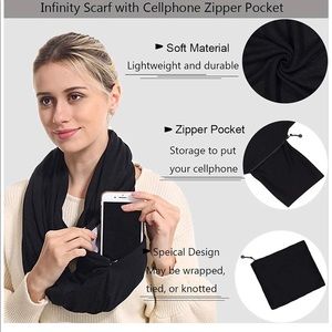 Beyond Yoga Hidden Pocket Infinity Scarf